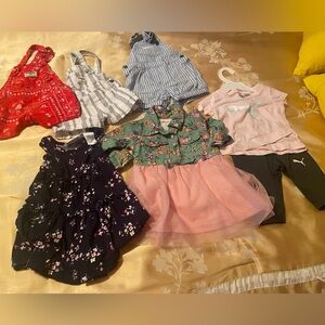 7 Piece Lot of Baby Girl Clothes